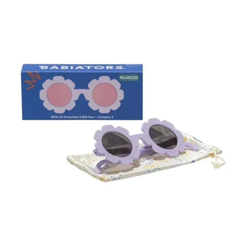 Babiators - Polarised Flower Baby Sunglasses, Irresistible Iris 4 Babiators - Polarised Flower Baby Sunglasses, Irresistible Iris - Image 2
