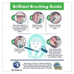 Baby Buddy - Brilliant Baby Toothbrush, Blue -Macro Baby Store baby buddy brilliant baby toothbrush blue image 5