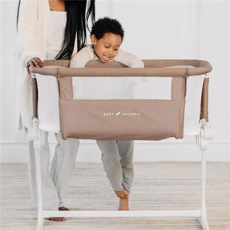 Baby Delight - Beside Me Dreamer Bassinet, 6-Position Height Adjustment, Organic Mocha 8 Baby Delight - Beside Me Dreamer Bassinet, 6-Position Height Adjustment, Organic Mocha - Image 6