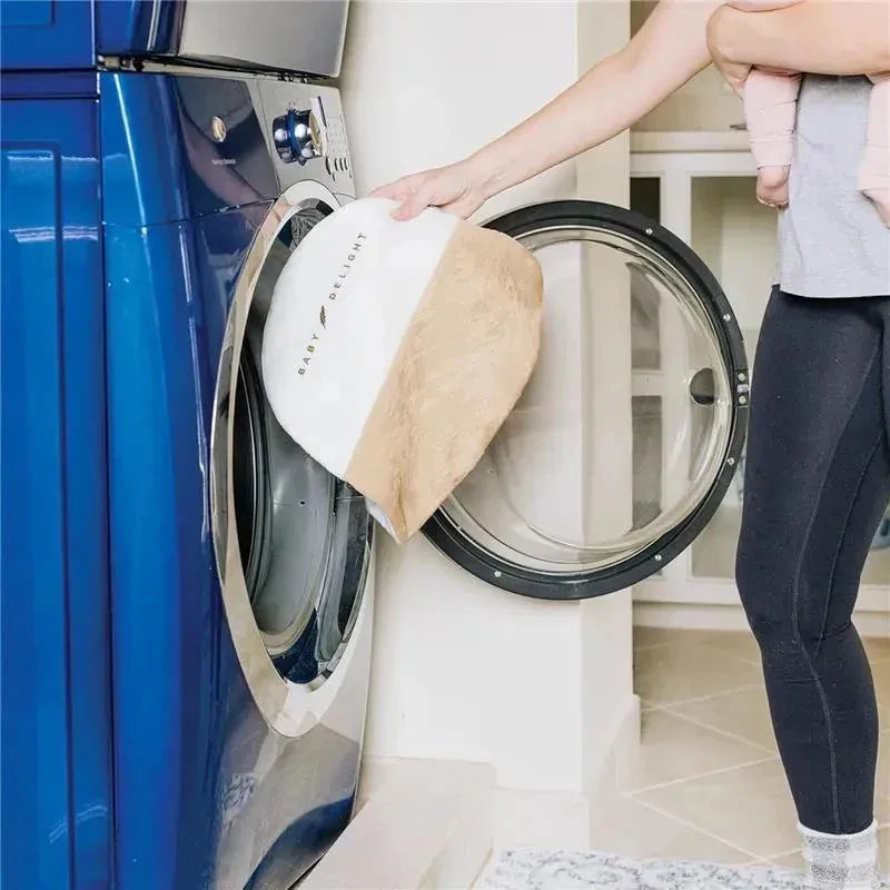 Baby Delight - Cushy Nest Cloud Premium Organic Infant Bather, Organic Oat 7 Baby Delight - Cushy Nest Cloud Premium Organic Infant Bather, Organic Oat - Image 5