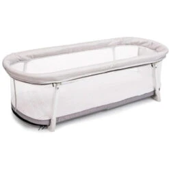 Baby Delight - The Snuggle Nest Portable Bassinet, Driftwood Grey