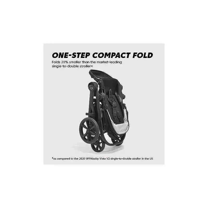 Baby Jogger City Select 2 Double Stroller - Frosted Ivory 5 Baby Jogger City Select 2 Double Stroller - Frosted Ivory - Image 3