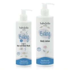 Baby Jolie - Baby Bath Set (Body Lotion & 2 In 1 Hair And Body Wash)