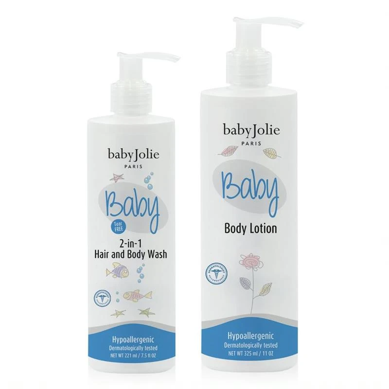 Baby Jolie - Baby Bath Set (Body Lotion & 2 In 1 Hair And Body Wash) 3 Baby Jolie - Baby Bath Set (Body Lotion & 2 In 1 Hair And Body Wash)