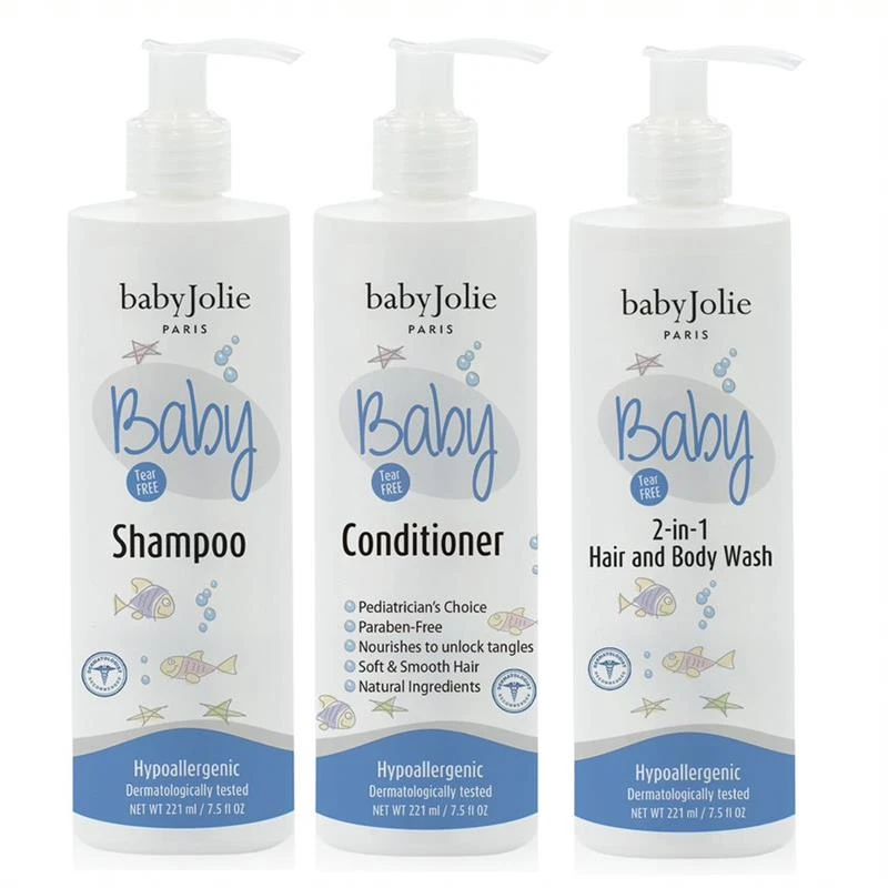 Baby Jolie - Baby Bath Time Set (Shampoo, Conditioner, 2 In 1 Hair And Body Wash) 3 Baby Jolie - Baby Bath Time Set (Shampoo, Conditioner, 2 In 1 Hair And Body Wash)