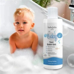 Baby Jolie - Vapor Bubble Bath 7.5 Oz -Macro Baby Store baby jolie vapor bubble bath 7 5 oz image 2