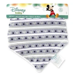 Baby King Mickey Mouse Bandana Bib