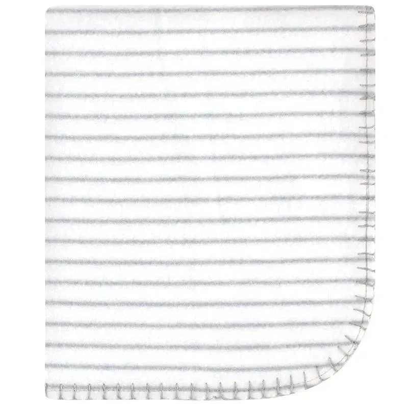 Baby Vision 2Pk Printed Fleece Blanket, Elephants 4 Baby Vision 2Pk Printed Fleece Blanket, Elephants - Image 2