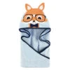 Baby Vision Animal Hooded Towel, Nerdy Fox 1 Baby Vision Animal Hooded Towel, Nerdy Fox -Macro Baby Store baby vision animal hooded towel nerdy fox image 1