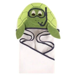 Baby Vision Animal Hooded Towel, Scuba Turtle