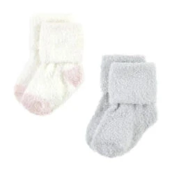 Baby Vision - Chenille Socks 8Pk, Pink Neutral Stripe - Medium -Macro Baby Store baby vision chenille socks 8pk pink neutral stripe medium image 5
