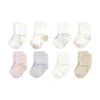 Baby Vision - Chenille Socks 8Pk, Pink Neutral Stripe - Small 2 Baby Vision - Chenille Socks 8Pk, Pink Neutral Stripe - Small -Macro Baby Store baby vision chenille socks 8pk pink neutral stripe small image 1
