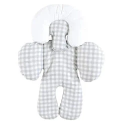 Baby Vision - Hudson Baby Unisex Baby Car Seat Body Support Insert, Gray Gingham, One Size