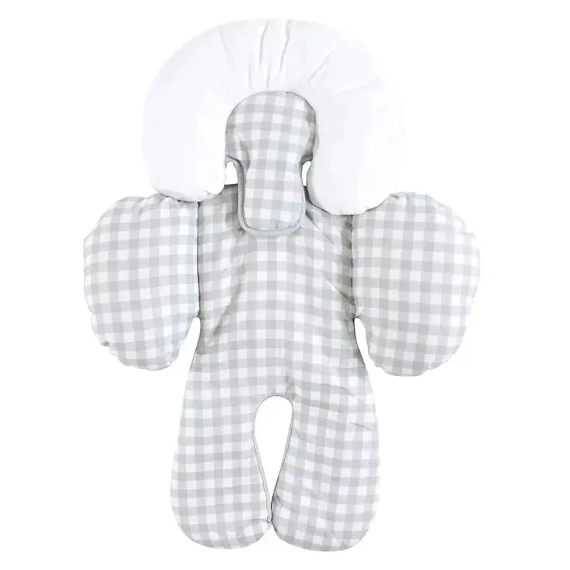 Baby Vision - Hudson Baby Unisex Baby Car Seat Body Support Insert, Gray Gingham, One Size 3 Baby Vision - Hudson Baby Unisex Baby Car Seat Body Support Insert, Gray Gingham, One Size
