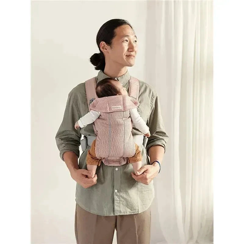 Babybjorn - Baby Carrier Mini 3D Mesh, Dusty Pink 4 Babybjorn - Baby Carrier Mini 3D Mesh, Dusty Pink - Image 2