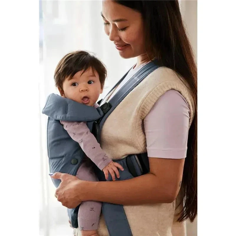 Babybjorn - Baby Carrier Mini, Woven, Vintage Indigo 5 Babybjorn - Baby Carrier Mini, Woven, Vintage Indigo - Image 3