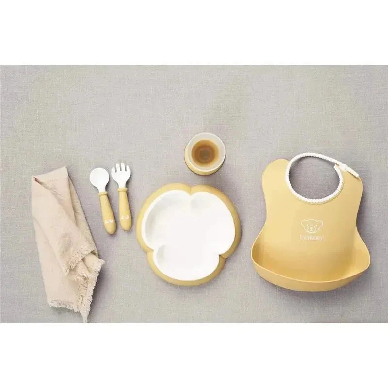BabyBjorn - Baby Dinner Set, 5 Pcs Powder Yellow 6 BabyBjorn - Baby Dinner Set, 5 Pcs Powder Yellow - Image 4