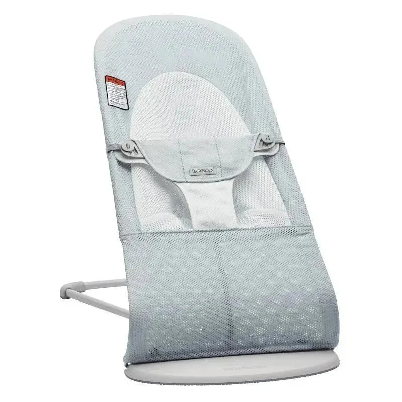 BabyBjorn - Bouncer Balance Soft Mesh, Silver/White 3 BabyBjorn - Bouncer Balance Soft Mesh, Silver/White