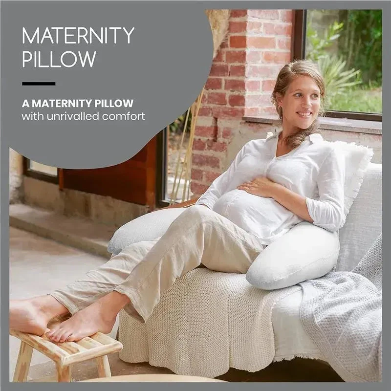 Babymoov - B.Love U-Shape Pregnancy Pillow, Mineral Grey 9 Babymoov - B.Love U-Shape Pregnancy Pillow, Mineral Grey - Image 7