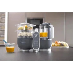 Babymoov Duo Meal Station 5-in-1 Food Maker With Steam Cooker, Blend & Puree, Grey -Macro Baby Store babymoov duo meal station 5 in 1 food maker with steam cooker blend puree grey image 7