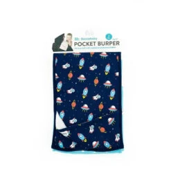 Bazzle Baby Blast Off Burp Cloths Baby Boy With Pocket