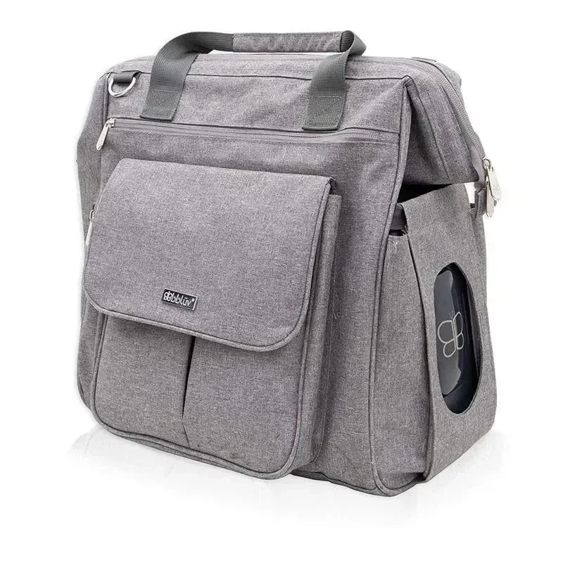 Bbluv - Metrö Complete Backpack Diaper Bag, Charcoal 10 Bbluv - Metrö Complete Backpack Diaper Bag, Charcoal - Image 8