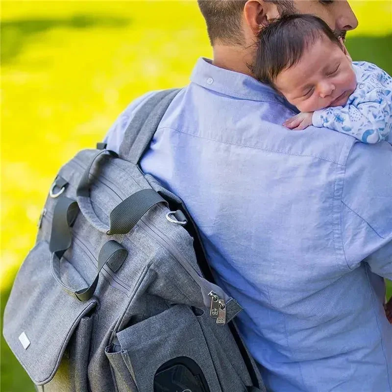 Bbluv - Metrö Complete Backpack Diaper Bag, Charcoal 4 Bbluv - Metrö Complete Backpack Diaper Bag, Charcoal - Image 2