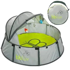 Bbluv Nidö - 2 In 1 Travel & Play Tent, Fun Canopy With UV Protection