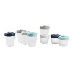 Beaba - 8Pk Baby Food Storage Clip Containers