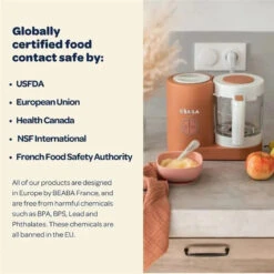 Beaba - Babycook Neo Baby Food Maker, Cloud 13 Beaba - Babycook Neo Baby Food Maker, Cloud -Macro Baby Store beaba babycook neo baby food maker cloud image 4