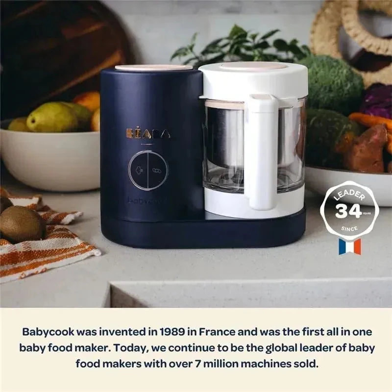 Beaba - Babycook Neo Baby Food Maker, Cloud 8 Beaba - Babycook Neo Baby Food Maker, Cloud - Image 6