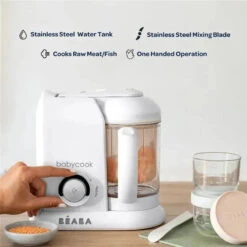 Beaba - Babycook Solo 4 In 1 Baby Food Maker, Eucalyptus 12 Beaba - Babycook Solo 4 In 1 Baby Food Maker, Eucalyptus -Macro Baby Store beaba babycook solo 4 in 1 baby food maker eucalyptus image 4