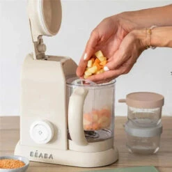 Beaba - Babycook Solo 4 In 1 Baby Food Maker, Oat 12 Beaba - Babycook Solo 4 In 1 Baby Food Maker, Oat -Macro Baby Store beaba babycook solo homemade baby food maker clay image 9