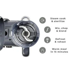 Beaba - Babycook Solo 4 In 1 Baby Food Maker, White 13 Beaba - Babycook Solo 4 In 1 Baby Food Maker, White -Macro Baby Store beaba babycook white image 11