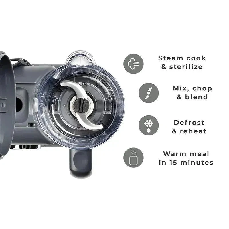 Beaba - Babycook Solo 4 In 1 Baby Food Maker, White 8 Beaba - Babycook Solo 4 In 1 Baby Food Maker, White - Image 6