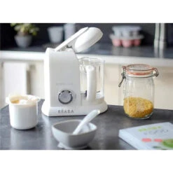 Beaba - Babycook Solo 4 In 1 Baby Food Maker, White 11 Beaba - Babycook Solo 4 In 1 Baby Food Maker, White -Macro Baby Store beaba babycook white image 7