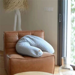 Beaba - Big Flopsy Pregnancy & Nursing Pillow, Heather Grey 11 Beaba - Big Flopsy Pregnancy & Nursing Pillow, Heather Grey -Macro Baby Store beaba big flopsy pregnancy nursing pillow heather grey image 9