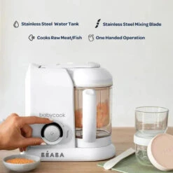 Beaba - Babycook Solo 4 In 1 Baby Food Maker, Rose Gold 12 Beaba - Babycook Solo 4 In 1 Baby Food Maker, Rose Gold -Macro Baby Store beaba limited edition babycook rose gold image 3 3a9b6a80 108d 491f 817f bb453b844cc1