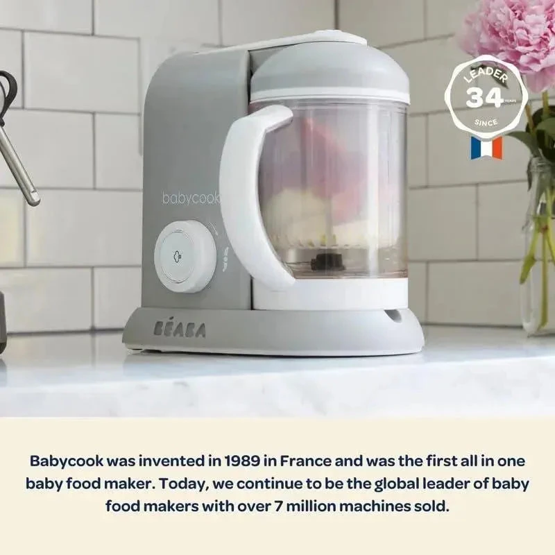 Beaba - Babycook Solo 4 In 1 Baby Food Maker, Rose Gold 7 Beaba - Babycook Solo 4 In 1 Baby Food Maker, Rose Gold - Image 5