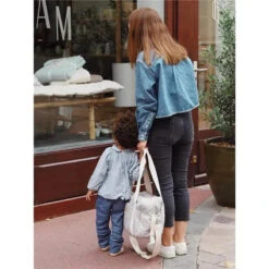 Beaba - Paris Diaper Bag, Large Capacity, Gray 12 Beaba - Paris Diaper Bag, Large Capacity, Gray -Macro Baby Store beaba paris diaper bag large capacity gray image 4