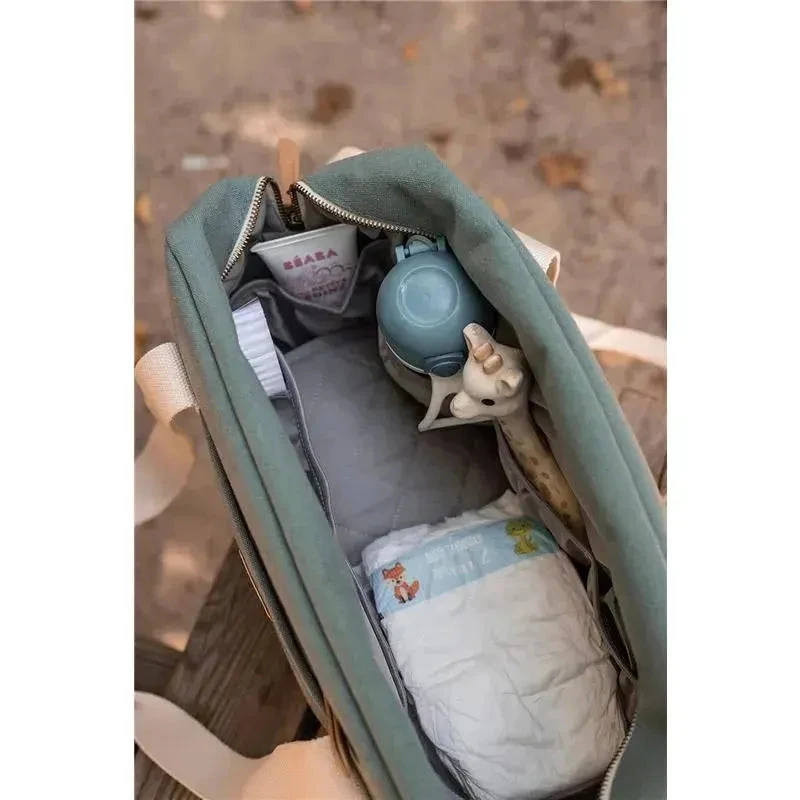 Beaba - Paris Diaper Bag, Large Capacity, Sage 4 Beaba - Paris Diaper Bag, Large Capacity, Sage - Image 2