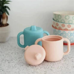 Beaba - Silicone Training Cup, Rose -Macro Baby Store beaba silicone training cup rose image 13