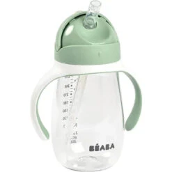 Beaba - Straw Sippy Cup, Sage