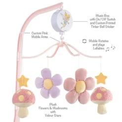 Bedtime Originals - Tinker Bell Musical Mobile -Macro Baby Store bedtime originals tinker bell musical mobile image 4