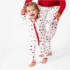 Bellabu Bear - Christmas Cookies Bamboo Convertible Footie