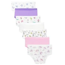 Bellabu Bear - Girl's Bamboo Underwear 7-Pack, 2/3T
