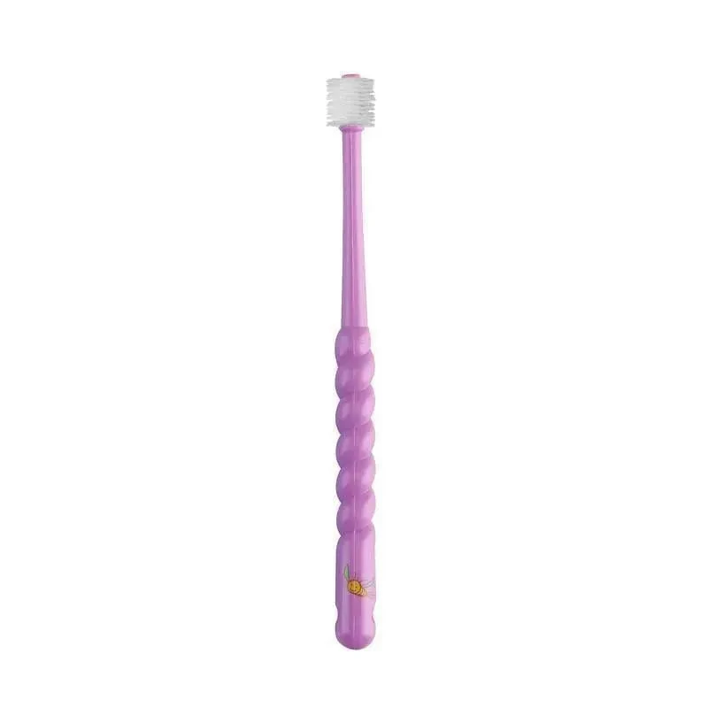 Beloved Baby - Cylinder Toothbrush, Purple 2Y + 3 Beloved Baby - Cylinder Toothbrush, Purple 2Y +