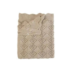 Bibs - Knitted Blanket Wavy, Vanilla