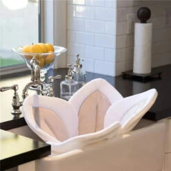 Blooming Bath Lotus - Baby Bath Seafoam, White/Gray 14 Blooming Bath Lotus - Baby Bath Seafoam, White/Gray -Macro Baby Store blooming bath lotus baby bath seafoam white gray image 11