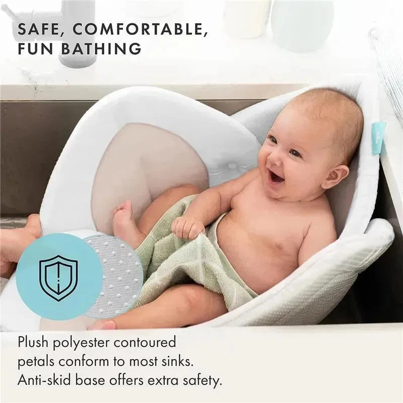 Blooming Bath - Lotus Flower Bath Mat Sink Cushion, Buttercream 4 Blooming Bath - Lotus Flower Bath Mat Sink Cushion, Buttercream - Image 2